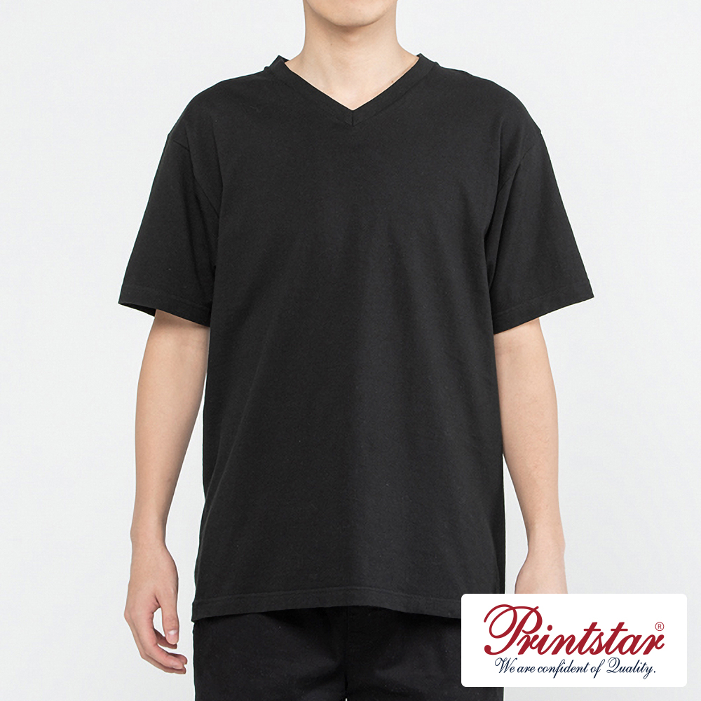 Printstar　5.6オンス　ヘビーウェイトVネックTシャツ